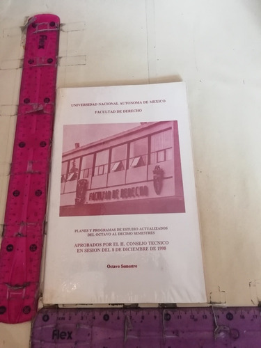 Planes Y Programas De Estudio Facultad De Derecho Unam