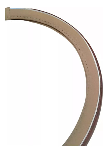 Funda Volante Beige Madera Ft14 Fiat Strada 2002