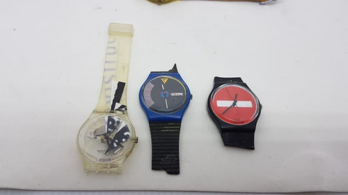 Lote Com 9 Relogios Swatch 3 Com E 6 Sem Pulseiras A14