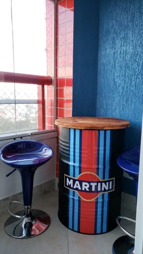 comprar Barril Com Tampo De Madeira - Mesa Tambor