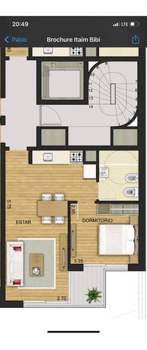 Imagen 2 de 8 de Venta Apartamento 1 Dormitorio Con Balcón En Cordón!!!