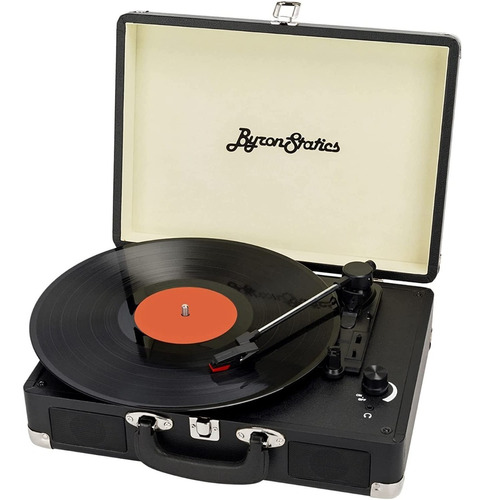 Tocadiscos Tornamesa Vintage Vinilos Marca Byron Statics