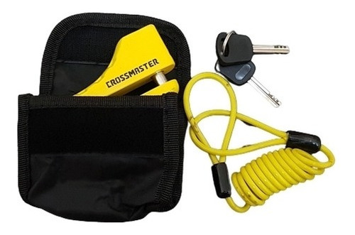 Imagen 2 de 3 de Traba Disco Crossmaster 10mm Con Bolso Beitia Motos