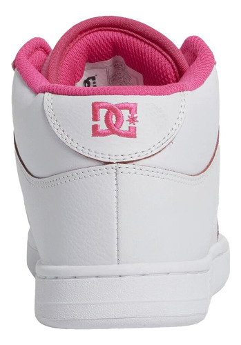 Dc Shoes Manteca 4 Hi Para Dama Color Blanco, Fiusha