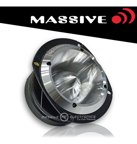 Tweeter Tipo Bala 4.5 PLG Massive Audio T50 300w Max 60w Rms Color Negro
