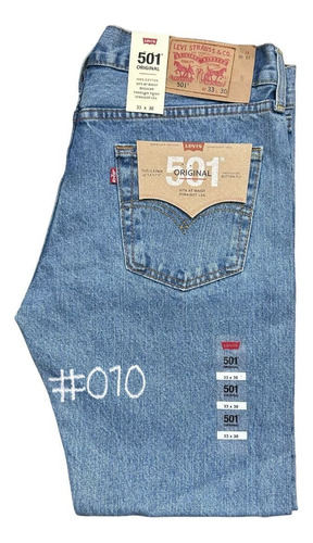 Lote 2 Pantalones Para Levis 501 Hombre Corte Recto