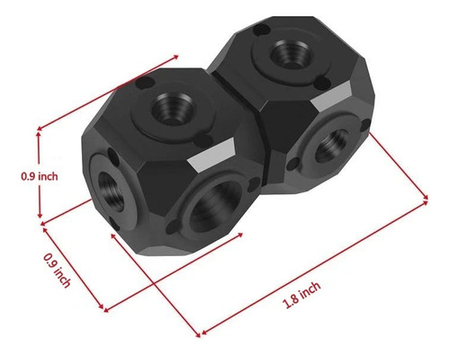 Minizapatilla Hexaedro Ajustable De Dos Pisos Funmax Para El