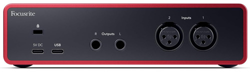 Audio Input Usb Audiodeluxe Focusrite Scarlett 2i2 (4a)