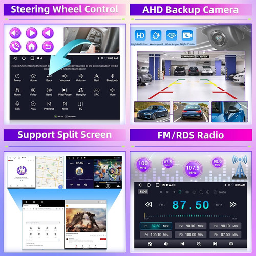 Radio Carplay Android+bisel Para Kia Rio 3 4 5+cámara+arnés