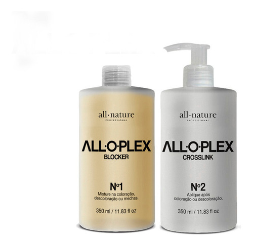 Aloplex All Nature Descoloração Sem Danos, Passo 1 + Passo 2