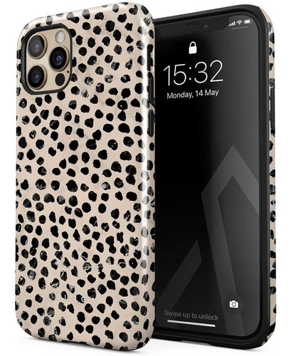 Funda Para iPhone 12 Pro (diseno Puntos Negros)