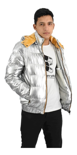 Imagen 4 de 10 de Campera Impermeable Hombre Inflable Importada Ssj 8502