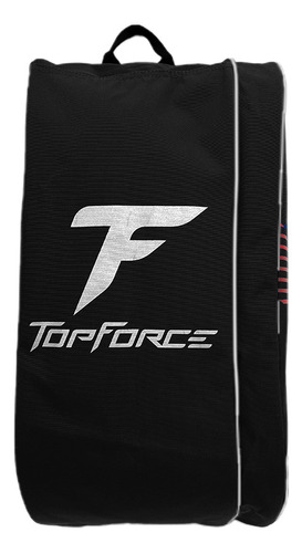 Mochila Paleta Padel Top Force Compartimiento Ropa Reforzada Color Negro 28221 Diseño De La Tela Liso