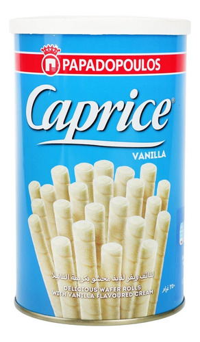 Caprice Galletas De Vainilla Wafer Rolls 250 Gr