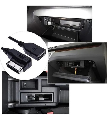 Para Adaptador Interfaz Audio Compatible Audi A1 A4 Q7 A8