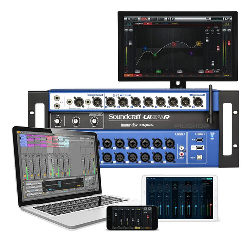 Mesa Digital Audio Som Profissional Soundcraft Ui24r 24 Cnl