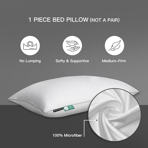 Almohada De Cama King De Plumas Y Viscoelástica