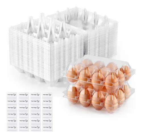 comprar 60 Carton Huevo Plastico Reutilizabl Granel Para S Fresco 1