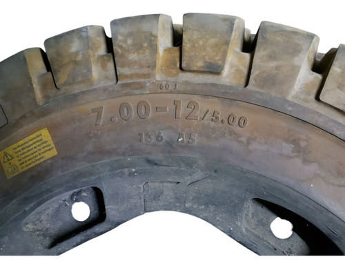 Llanta 7.00-12 Continental Cs-easy Para Montacargas (Usado)