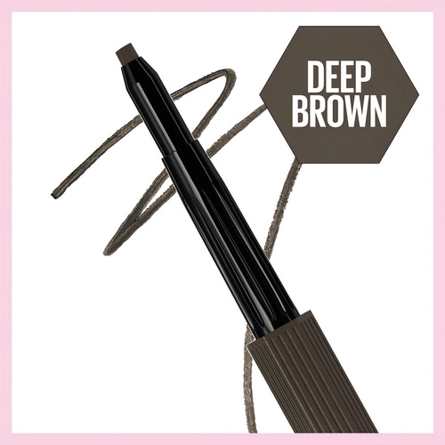 Delineador De Ojos Maybelline - Fácil Aplicación Café Oscuro Color 002 café oscuro Efecto Waterproof