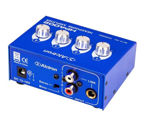 Amplificador Audífonos Alctron Hpa002 Ha400 In De Rca Y Jack