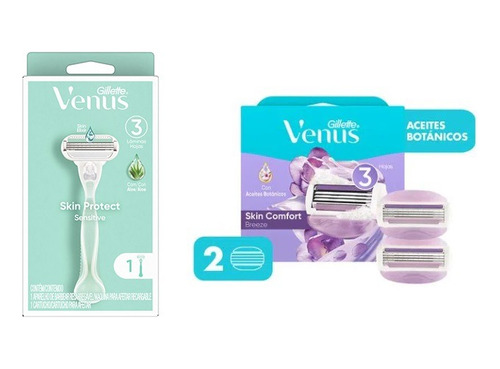 Maquina De Afeitar Gillette Venus Skin Protect +skin Comfort