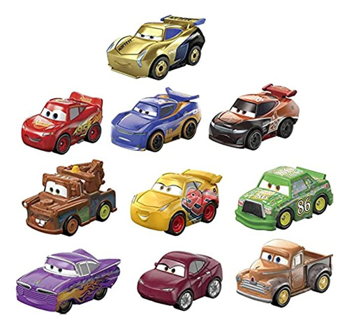 Disney Pixar Cars Mini Racers Derby Racers Series Paquete D