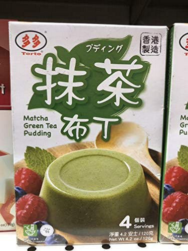 Gelatina - Mezcla De Pudín De Té Verde Torto Matcha 120 G