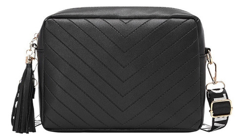 Bolso Bandolera De Cuero Pu Simple De Moda Para Mujer