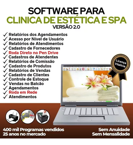 Programa Salão de Beleza e Estética com Agendamento e Vendas v2.0 -  Fpqsystem