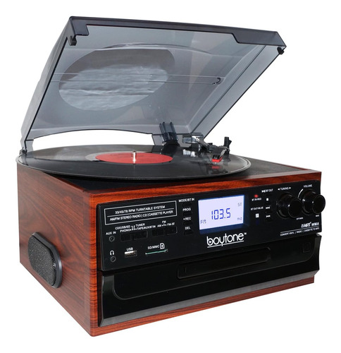 Bt-22m, Record Player Turntable, Am/fm Radio, Cassett...