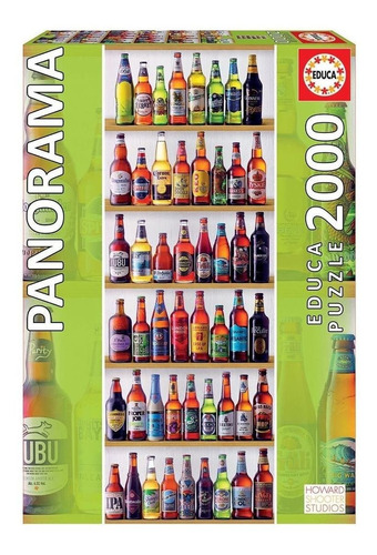 18010 Cervezas Del Mundo Rombecabezas 2000 Piezas Educa