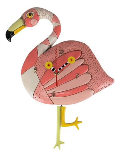 Reloj De Péndulo Allen Flamingo Crazy Legs