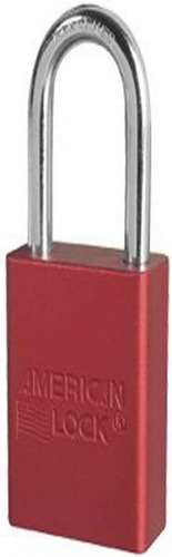 American Lock A1106red1key Candado Con Llave  Aluminio  Rojo