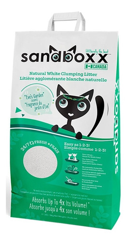 Arena Para Gato Aglutinante  Sandboxx 9 Kg 