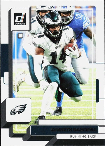 2022 Donruss 173 Kenneth Gainwell Philadelphia Eagles Tarjet