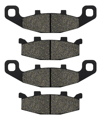 2 Pares De Pastilhas De Freio Para Kawasaki Zrx400 Zr400