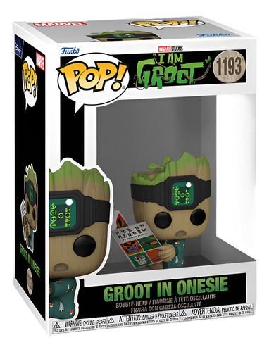 Funko Pop! Marvel I Am Groot - Groot In Onesie W/ Book 70651