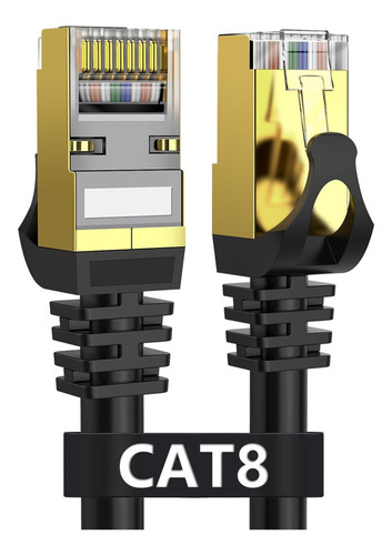 Cable De Dacrown Cat 8 Ethernet 50 Pies Protegido, Y Altura