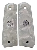 Comprar Cachas Nacaradas Blancas Moneda Plateada Colt 1911 38 45