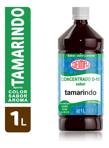 Concentrado Saborizante Sabor Tamarindo D-15 Deiman 1 L.