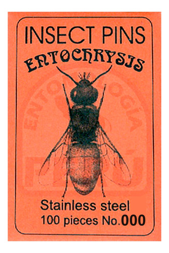 Alfileres Entomologicos Para Insectos Entochrysis Numero 1