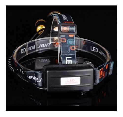 Imagen 9 de 10 de Linterna Led Minero Vincha 3 Cree T6 Recargable Usb 12v