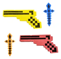 Comprar Pistolas X2 + Puñales X2 - Goma Eva - Colores A Eleccion!