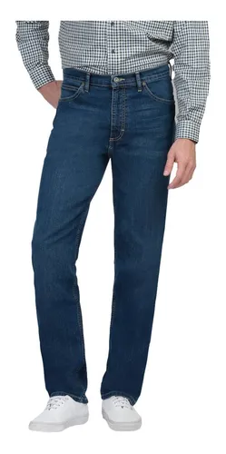 Pantalón Jean Hombre Regatta Slim Fit Azul Oscuro - Varias Tallas