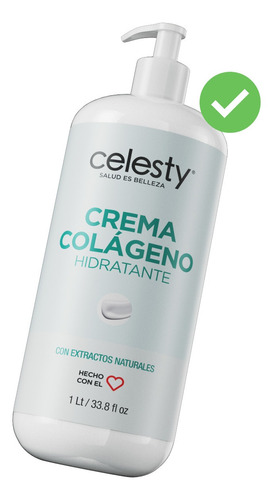 Crema Colágeno Manchas 1lt Celesty® Envío