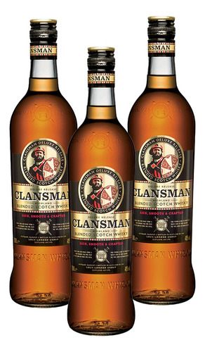 Pack De 3 Whisky Clansman 750ml