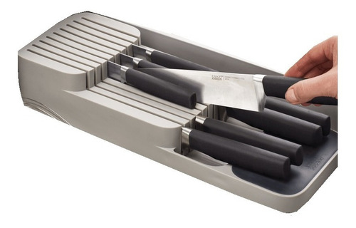 Imagen 3 de 9 de Organizador De Cuchillo Porta Cuchillos Para Cajon De Cocina