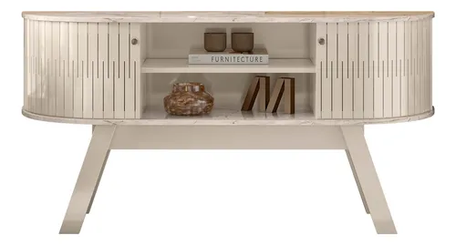 Banqueta para TV de 55 pulgadas, 136 cm, retro, pies Alana Calacata/OFF
