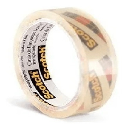 Imagen 2 de 4 de Cinta De Embalar Scotch Transparente 24mm X 50mts (packx6)